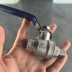 Good Quality Stainless Steel 304 316 male and female threaded 2 PCS Ball Valve S.S.M/F 2PCS Ball Valve