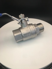stainless steel 304 316 male and female threaded 2 PC ball valve S.S.M/F 2PC ball valve