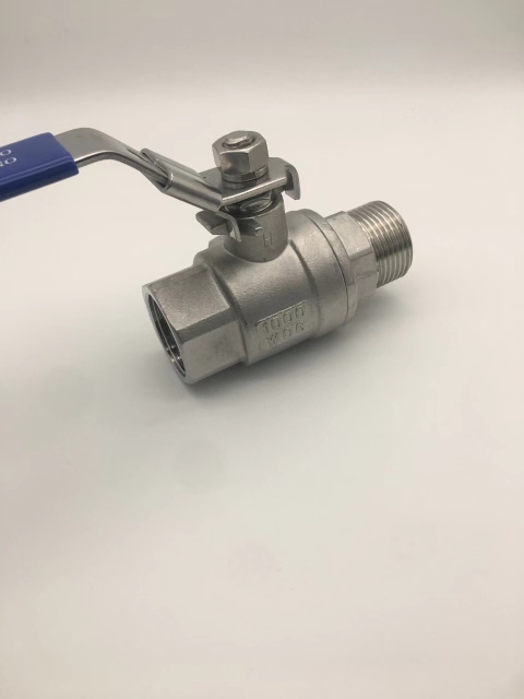 stainless steel 304 316 male and female threaded 2 PC ball valve S.S.M/F 2PC ball valve