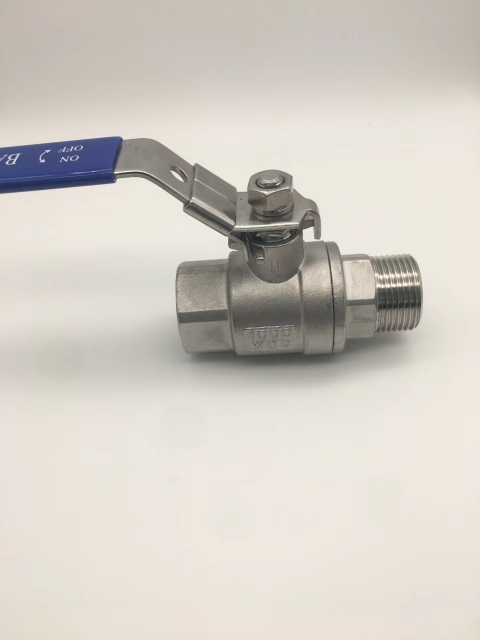 stainless steel 304 316 male and female threaded 2 PC ball valve S.S.M/F 2PC ball valve