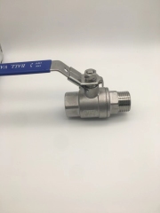 stainless steel 304 316 male and female threaded 2 PC ball valve S.S.M/F 2PC ball valve