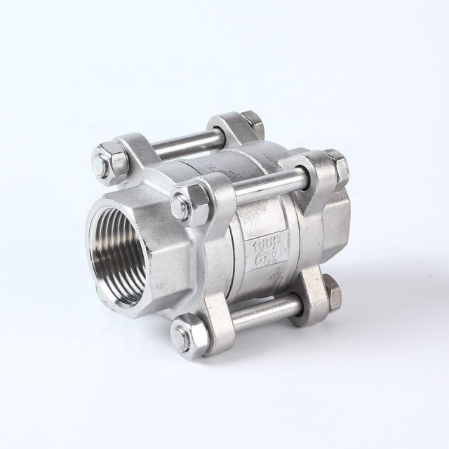 Stainless Steel 304 316 3PCS Non-Return Check Valve