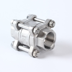 Stainless Steel 304 316 3PCS Non-Return Check Valve
