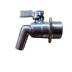 Stainless Steel 304 Beer Tap – 3/8", 1/2", 3/4", 1" Ball Valve Faucet Spigot