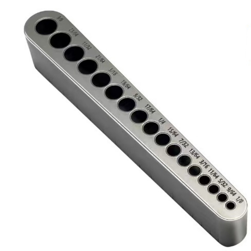 Custom CNC Machining Stainless Steel Parts Chinese Supplier Gauge a Tool Used for Punching Hole Slotting SS Graduated Gauging Ruler Using Wire-electrode Cutting
