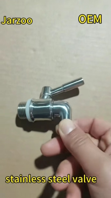 Custom Mirror Polished Stainless Steel 304 316 Beer Brewing Ball Valve Wine Barrel Tap Valve with the Rotating/Swivel Spout