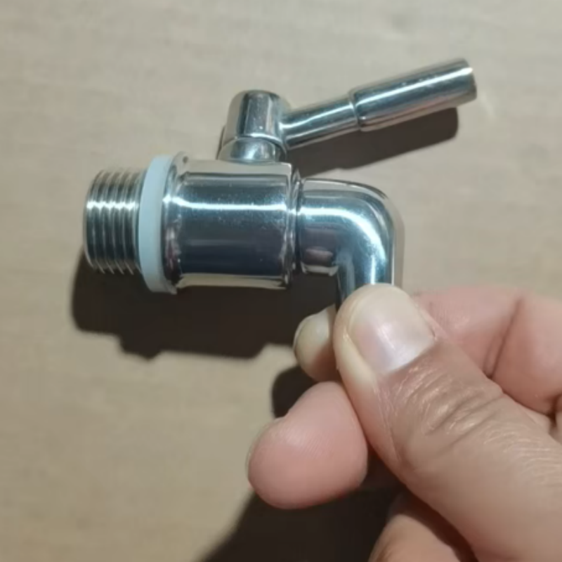 Custom Mirror Polished Stainless Steel 304 316 Tap Ball Valve Faucet