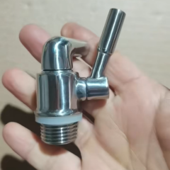 Custom Mirror Polished Stainless Steel 304 316 Tap Ball Valve Faucet