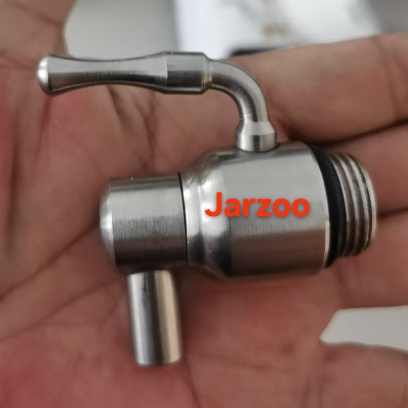 Premium 304/316 Stainless Steel Wine Barrel Tap Valve - Custom Mirror Polished Brewing Ball Valve with Rotating/Swivel Spout