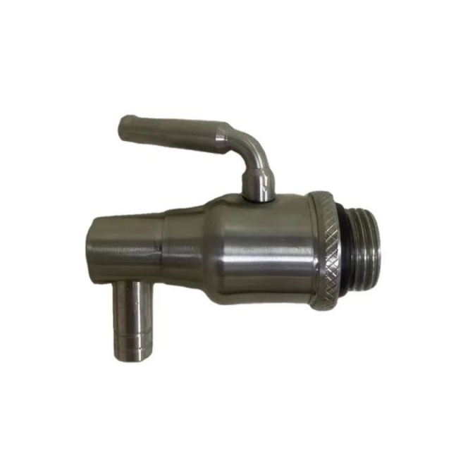 Custom Mirror Polished Stainless Steel 304 316 Beer Brewing Ball Valve Wine Barrel Tap Valve with the Rotating/Swivel Spout