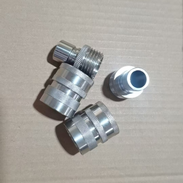 Custom CNC Machining SS304 Female or Male Threaded Quick Disconnect Fitting Quick Connector Snap-in Connector