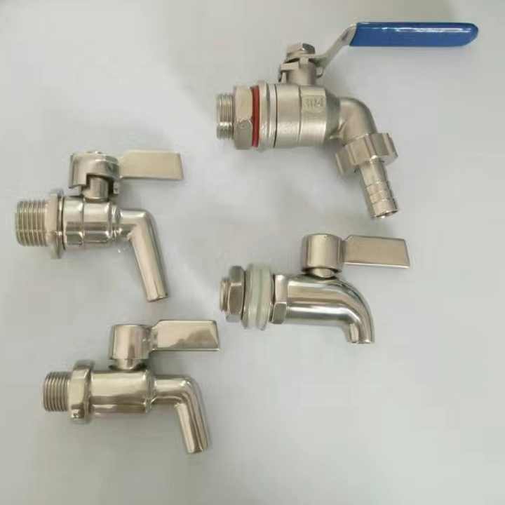 Custom Stainless Steel 304 316 M16 Beer Tap Ball Valve Faucet