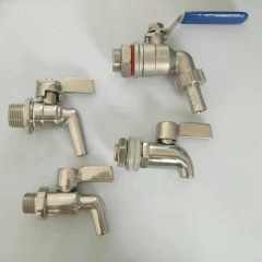 Custom Stainless Steel 304 316 M16 Beer Tap Ball Valve Faucet