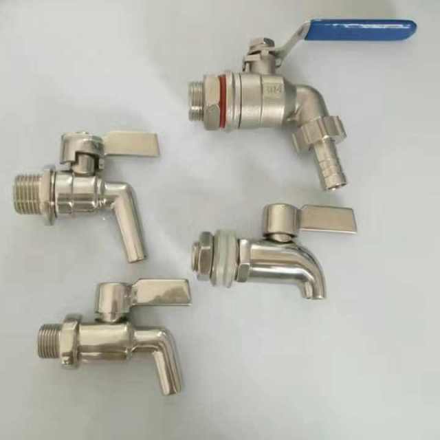 Custom Stainless Steel 304 316 M16 Beer Tap Ball Valve Faucet