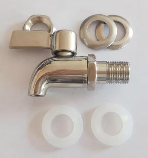 Custom Stainless Steel 304 316 M16 Beer Tap Ball Valve Faucet