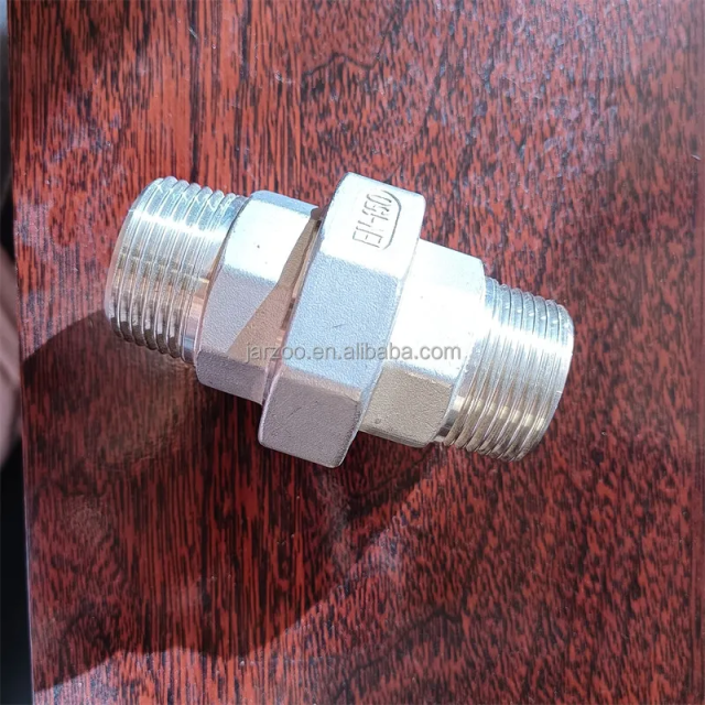 Stainless Steel 304 316 Male and Male Threaded Union