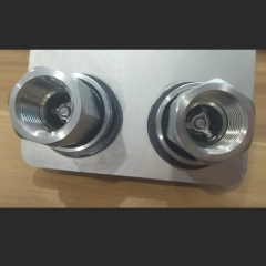 Custom SS304/316 Double Self-Sealing Hydraulic Quick Disconnect Plug | NPT Threaded Homebrew Fittings with One-Way Check Valve Cores