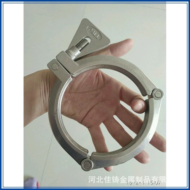 Custom Stainless Steel 304 316 Investment Casting (Silica Sol Precision Casting) Clamp with CNC Machining