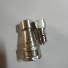 Custom CNC Machining SS304 Female or Male Threaded Homebrewing Quick Disconnect Fitting Quick Connector Snap-in Connector