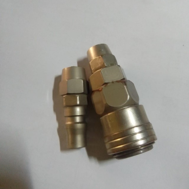 Custom CNC Machining SS304 Female or Male Threaded Homebrewing Quick Disconnect Fitting Quick Connector Snap-in Connector