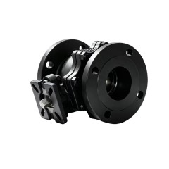 Custom Good Quality Carbon Steel 2PCS Flanged Ball Valve