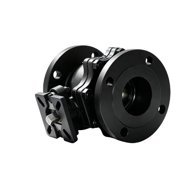 Custom Good Quality Carbon Steel 2PCS Flanged Ball Valve