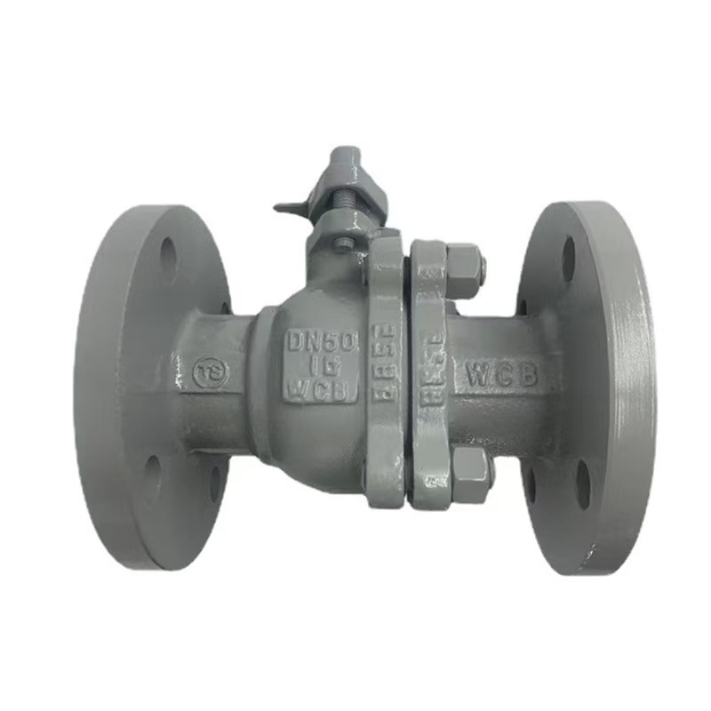 Custom Good Quality Carbon Steel 2PCS Flanged Ball Valve