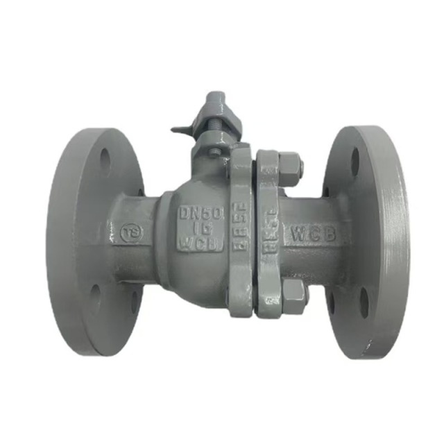 Custom Good Quality Carbon Steel 2PCS Flanged Ball Valve