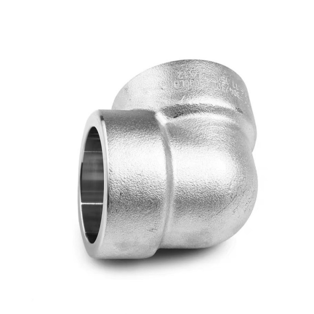 SS304 SS316 Stainless Steel 90 Degree Socket Weld Elbow Pipe Fitting