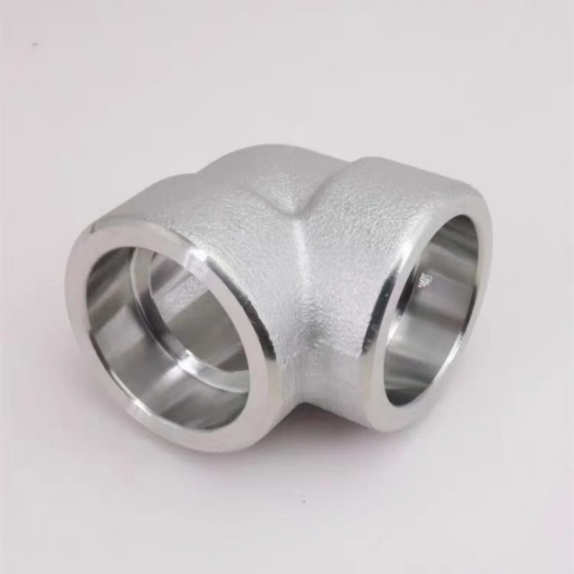 SS304 SS316 Stainless Steel 90 Degree Socket Weld Elbow Pipe Fitting