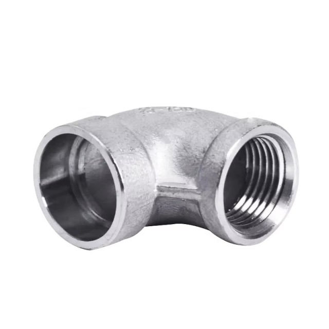 SS304 SS316 Stainless Steel 90 Degree Socket Weld Elbow Pipe Fitting
