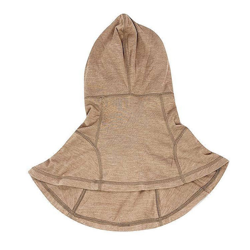 Heat Resistant Fireproof Neck Protector Face Mask Multi-Purpose Thermal Breakthrough Khaki Color Firefighting Equipment