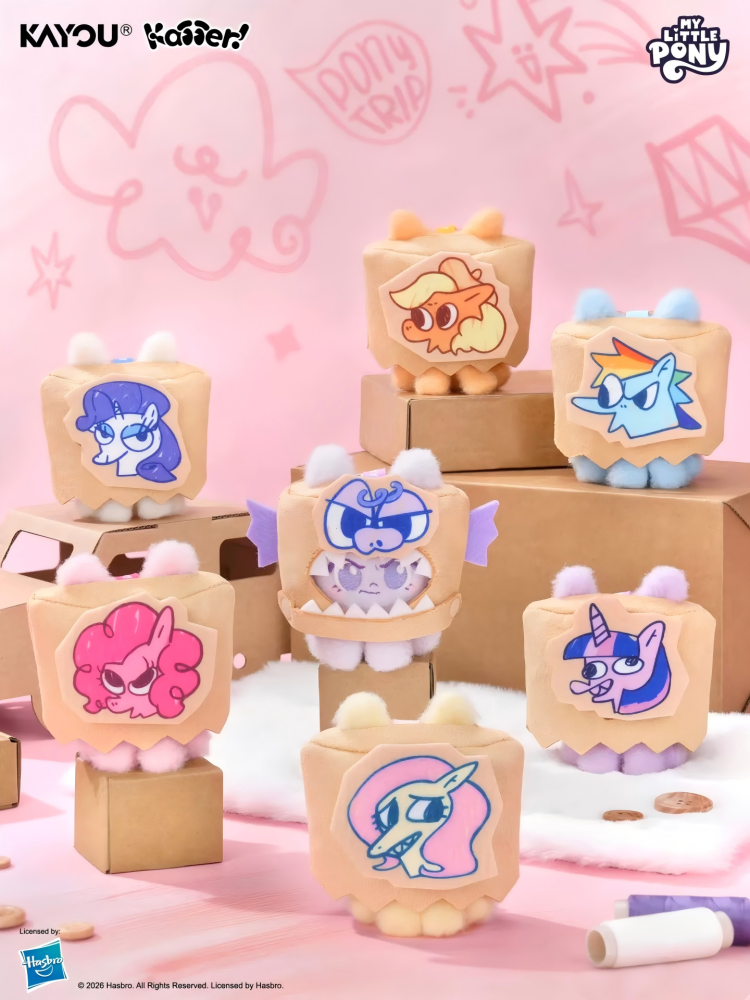 KAYOU My Little Pony Katter! Plush Doll Plushie Keychain Pendant Box Play Vol.01 Blind Box
