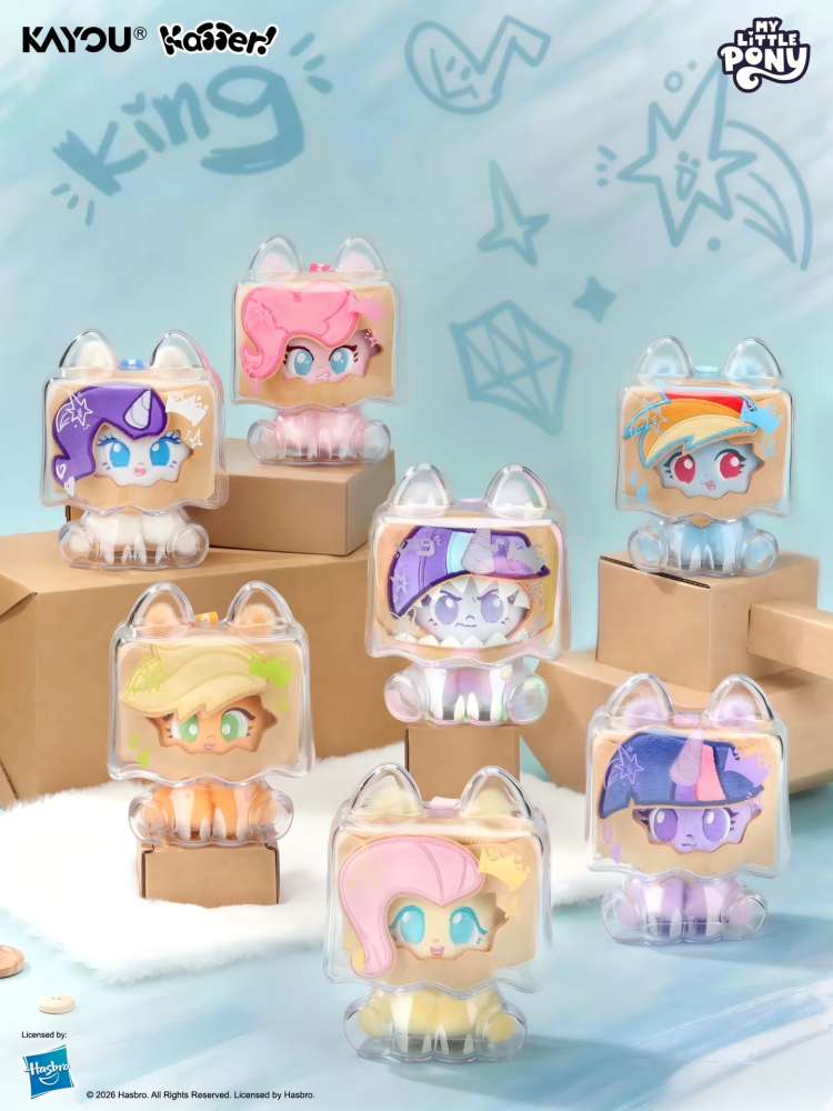 KAYOU My Little Pony Katter! Plush Doll Plushie Keychain Pendant Box Play Vol.01 Blind Box