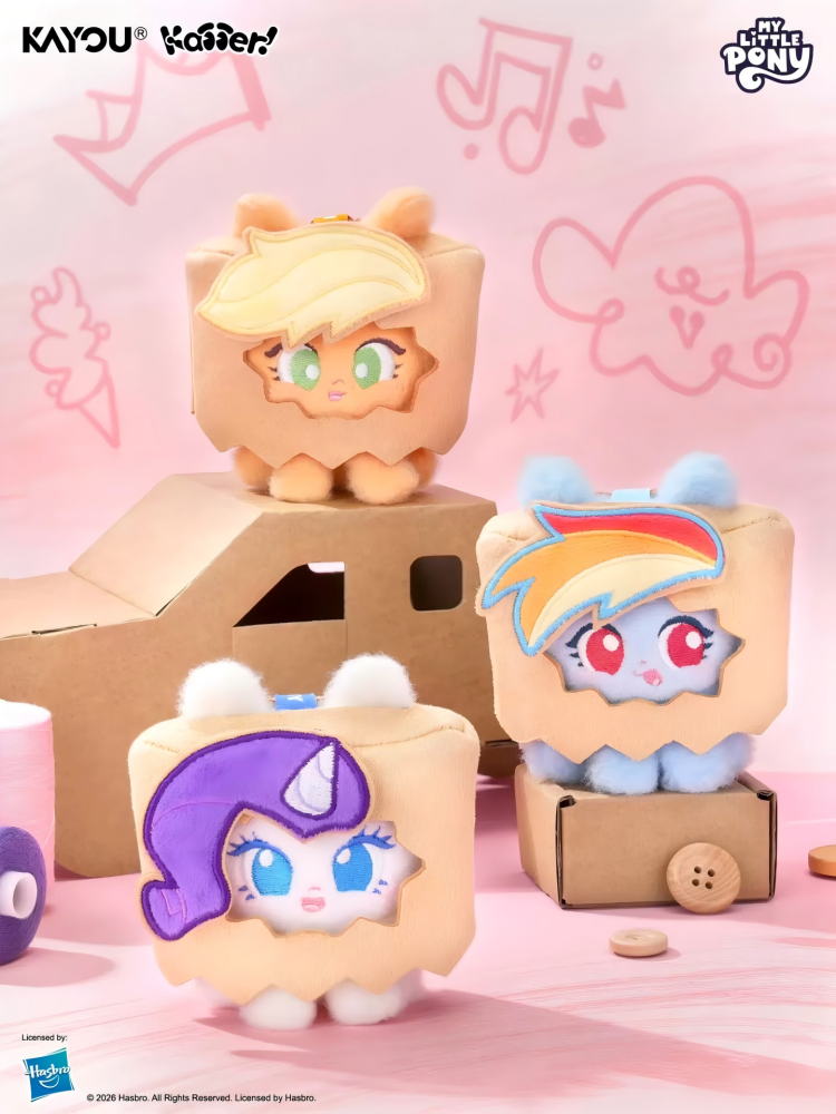 KAYOU My Little Pony Katter! Plush Doll Plushie Keychain Pendant Box Play Vol.01 Blind Box