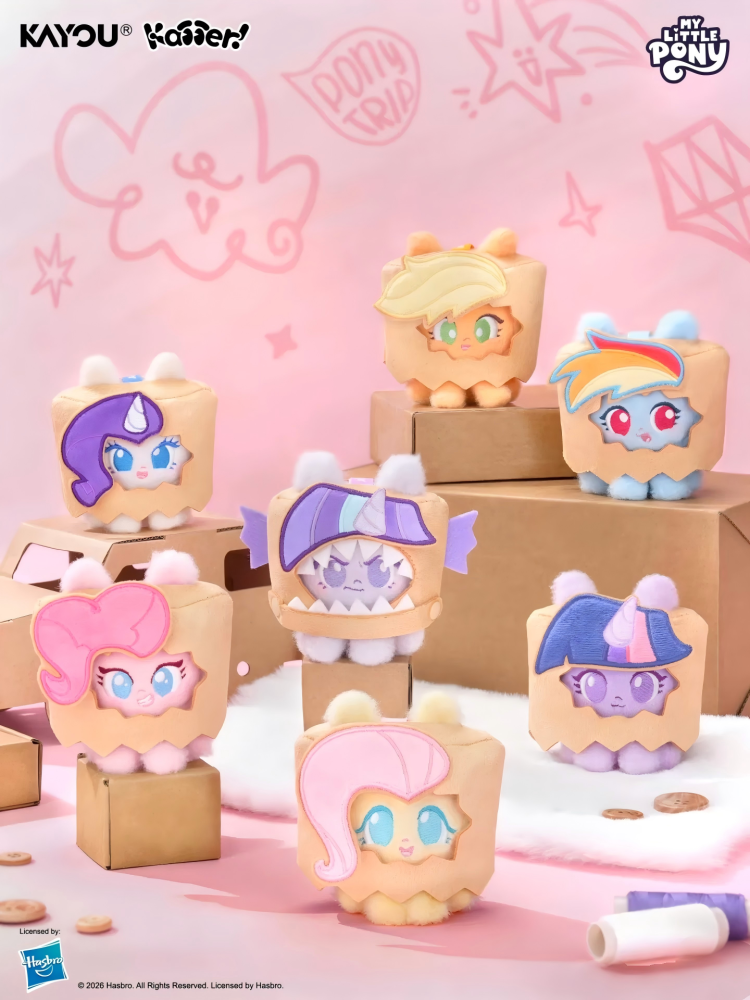 KAYOU My Little Pony Katter! Plush Doll Plushie Keychain Pendant Box Play Vol.01 Blind Box
