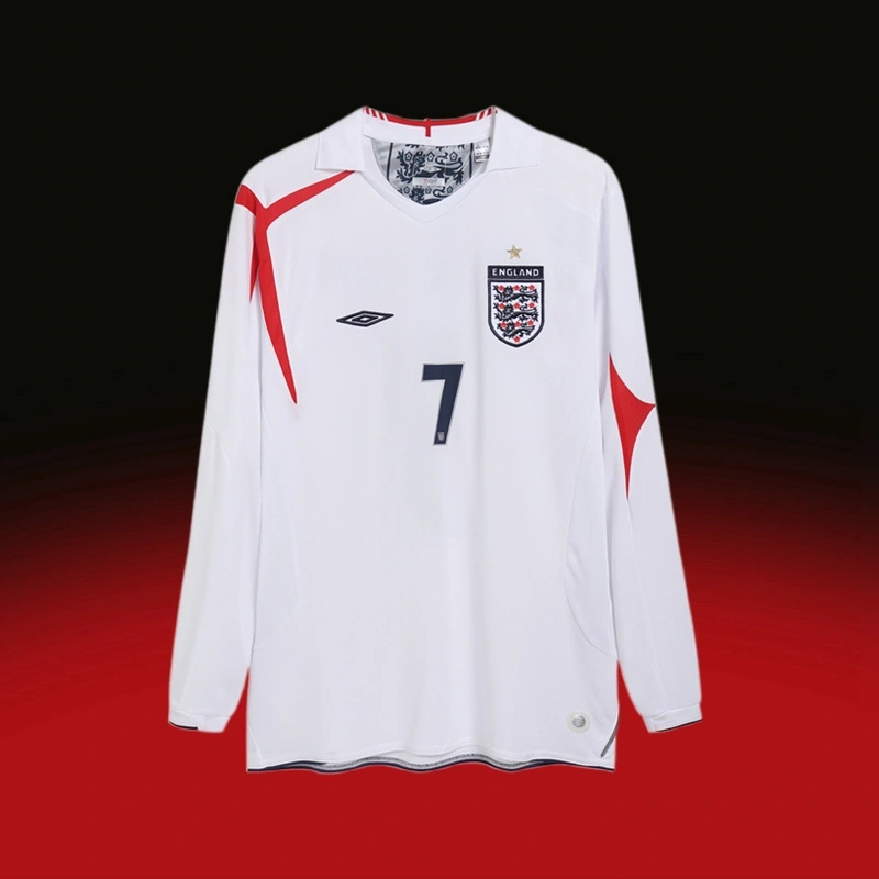 2006 ENGLAND LONG SLEEVED HOME