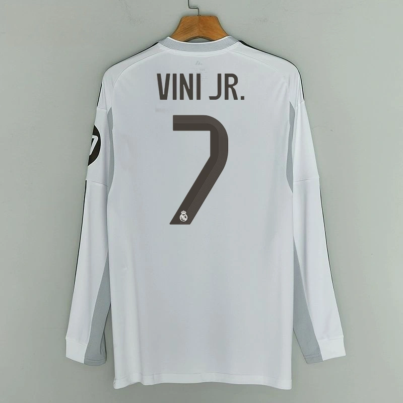 2025-26 REAL MADRID HOME LONG SLEEVE JERSEY