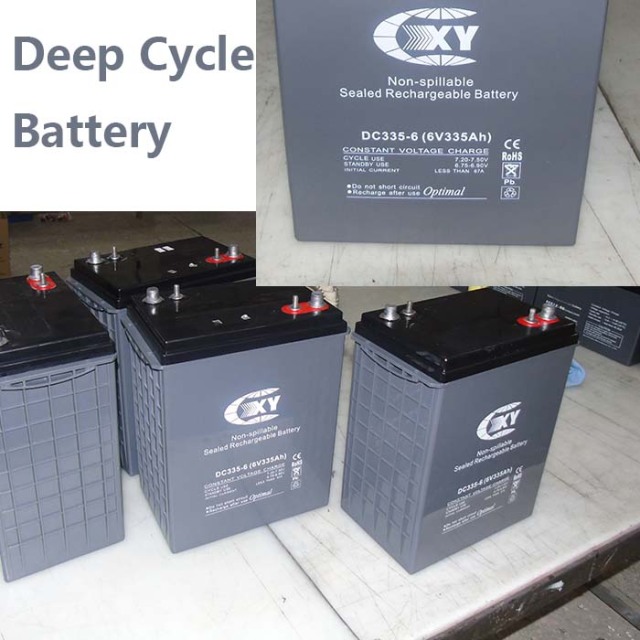 DC seires: Deep Cycle AGM batteries 6V12V
