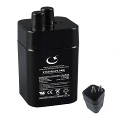 6V 5AH SLA Spring Terminal Sealed Lead Acid Battery for Lantern Flashlight
