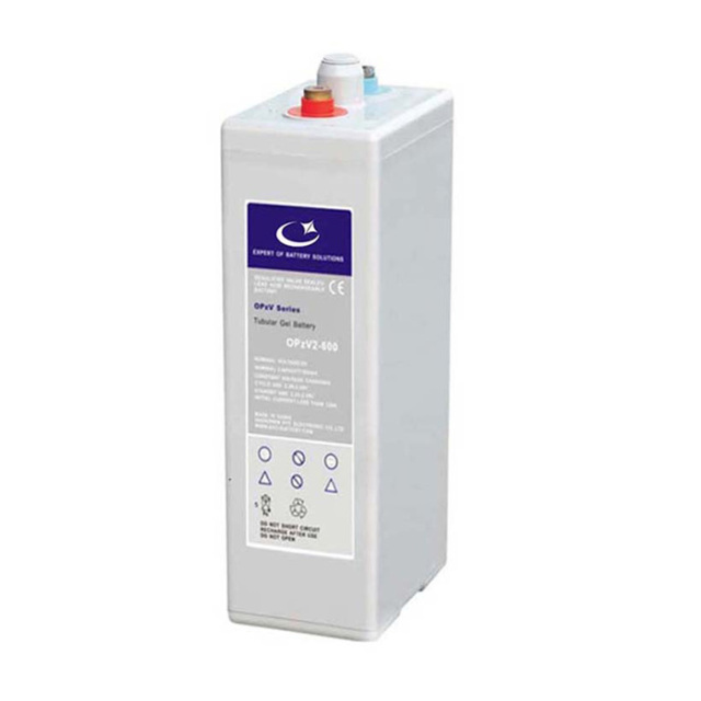OPZV batteries 2V 6 OPzV 600AH Tubular Gel Deep Cycle Battery