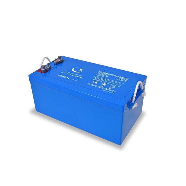 DC260-12 12V Deep Cycle AGM Battery Group 8D | 260AH