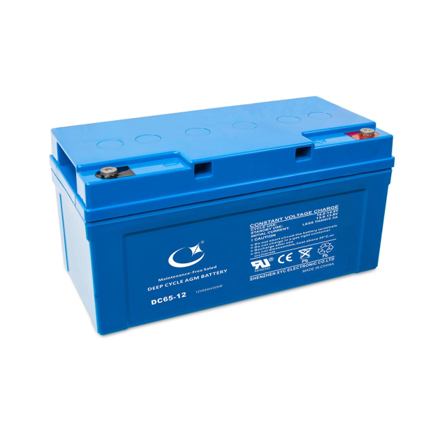 DC65-12 12V Deep Cycle AGM Battery 65AH