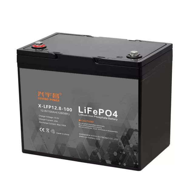 12.8V 100Ah Lithium Iron Phosphate Battery