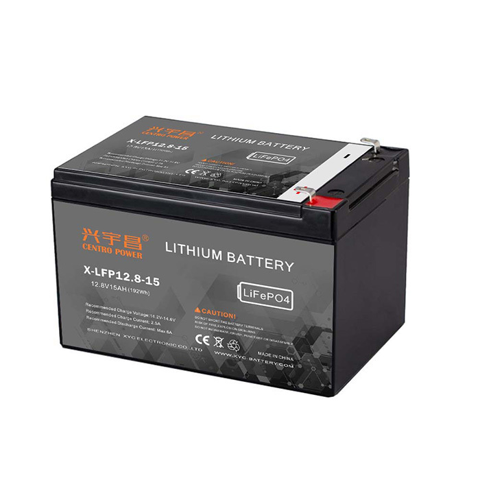 LiFePO4 battery 12.8V 15AH