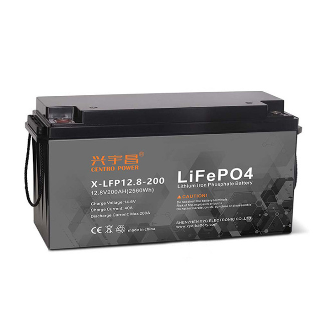LiFePO4 battery 12.8V 200AH