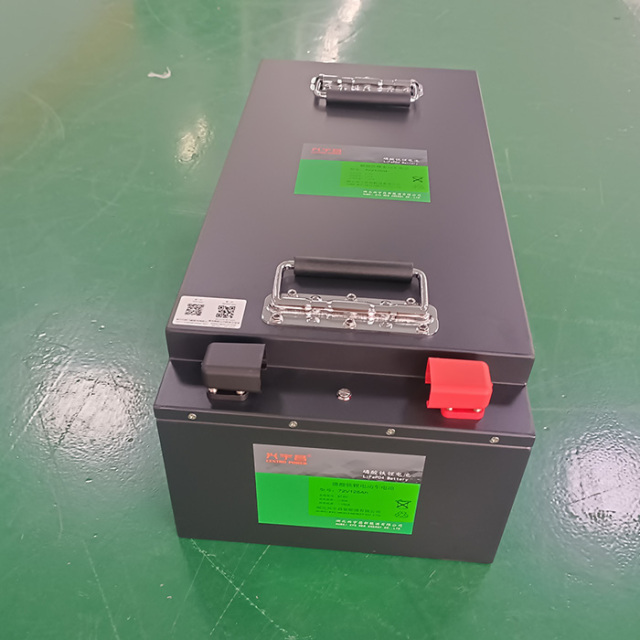 72V 125AH LiFePO4 battery