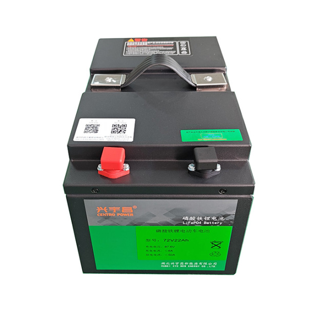 72V 22AH LiFePO4 Battery for Electric Motorcycle