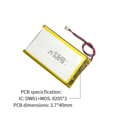 3.7V 3000mAh Lithium Polymer Battery
