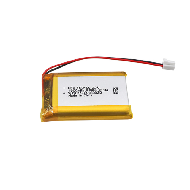 3.7V 1800mAh Lithium Polymer Battery